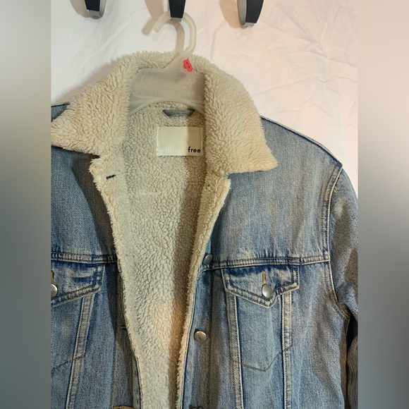 Wilfred Free Denim Sherpa Jacket - Picture 3 of 13
